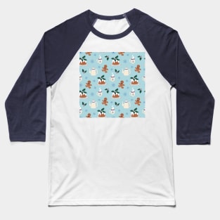 Cute Christmas pattern Baseball T-Shirt